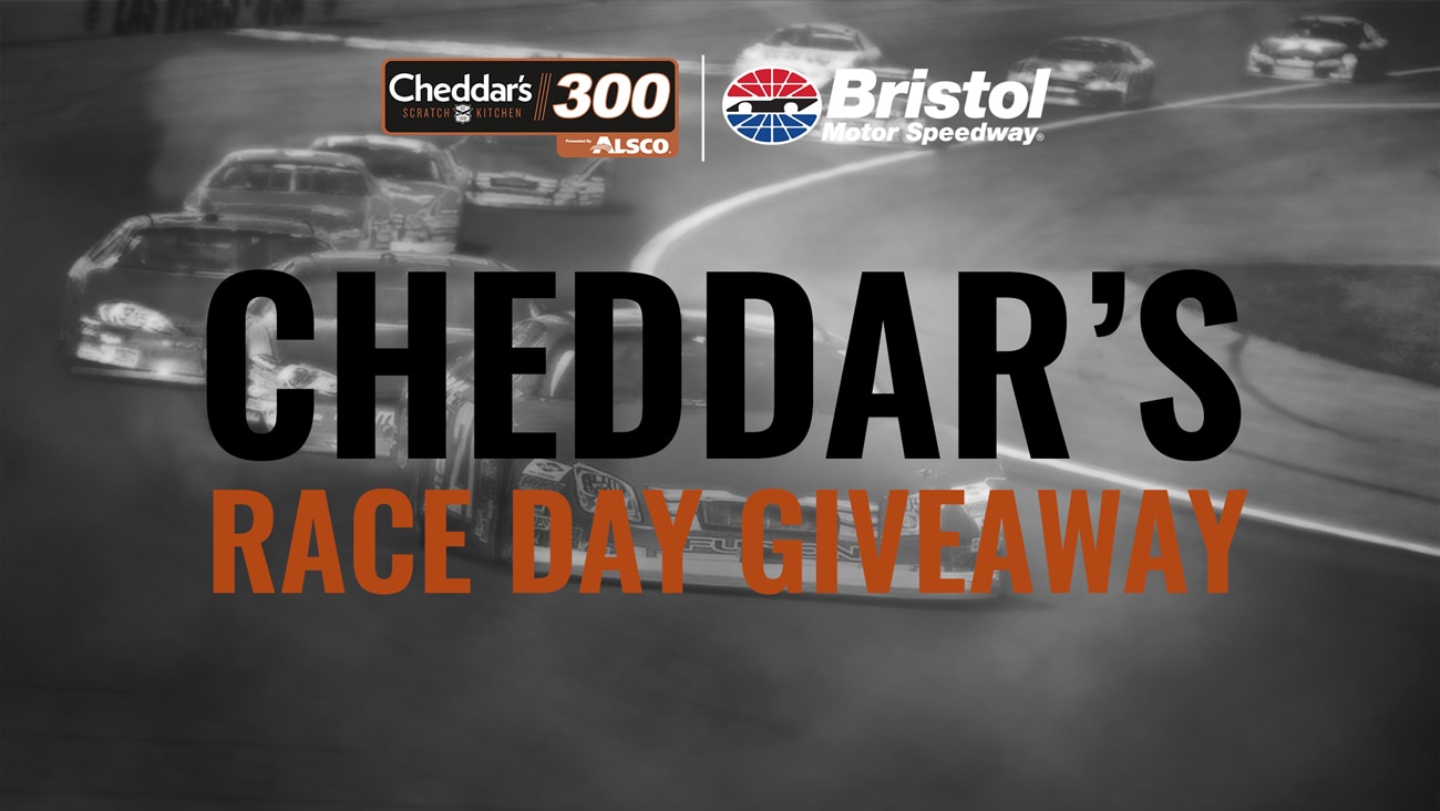 Cheddar’s 300 Race Day Giveaway
