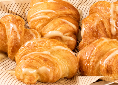 Cheddar's Baked in-house croissants