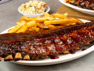 Enjoy Fall-off-the-Plate Baby Back Ribs at Cheddar's Scratch Kitchen.