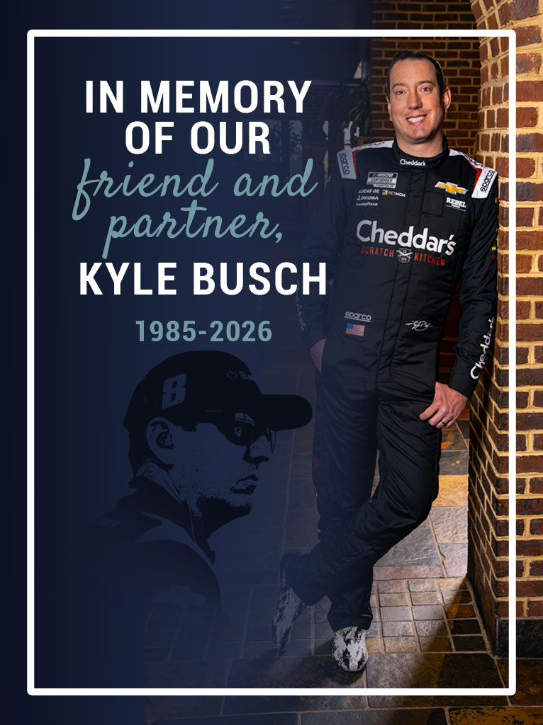 In memory of our friend and partner Kyle Busch 1985-2026