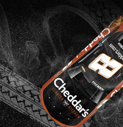 Cheddar's is the home of Nascar No.8