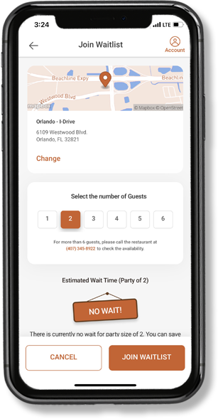 Join the Waitlist on the App