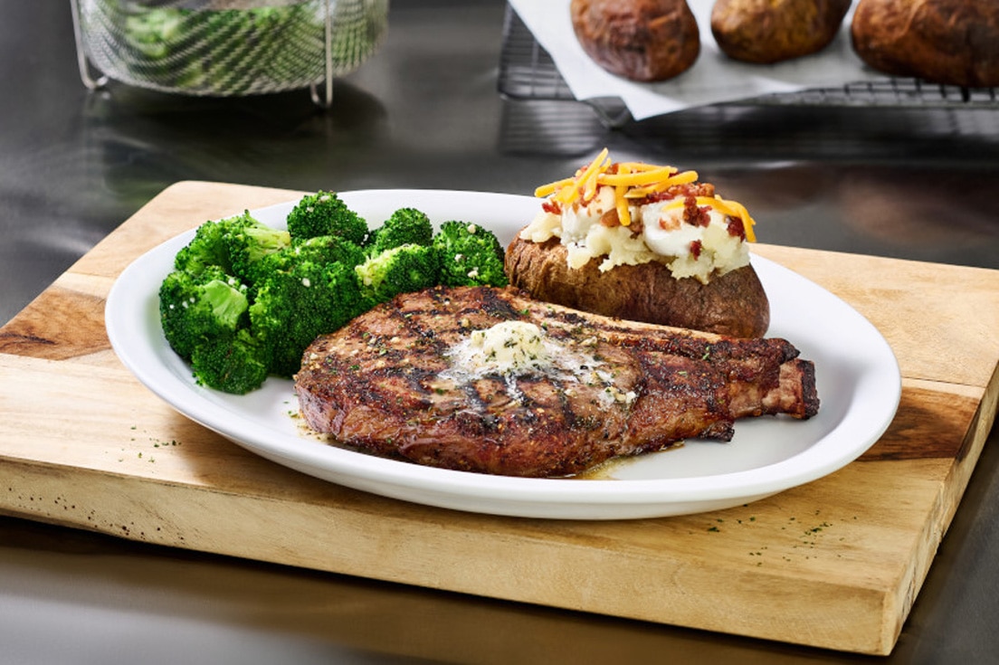 Cheddar's 16-oz Bone-In Ribeye. Limited time only.